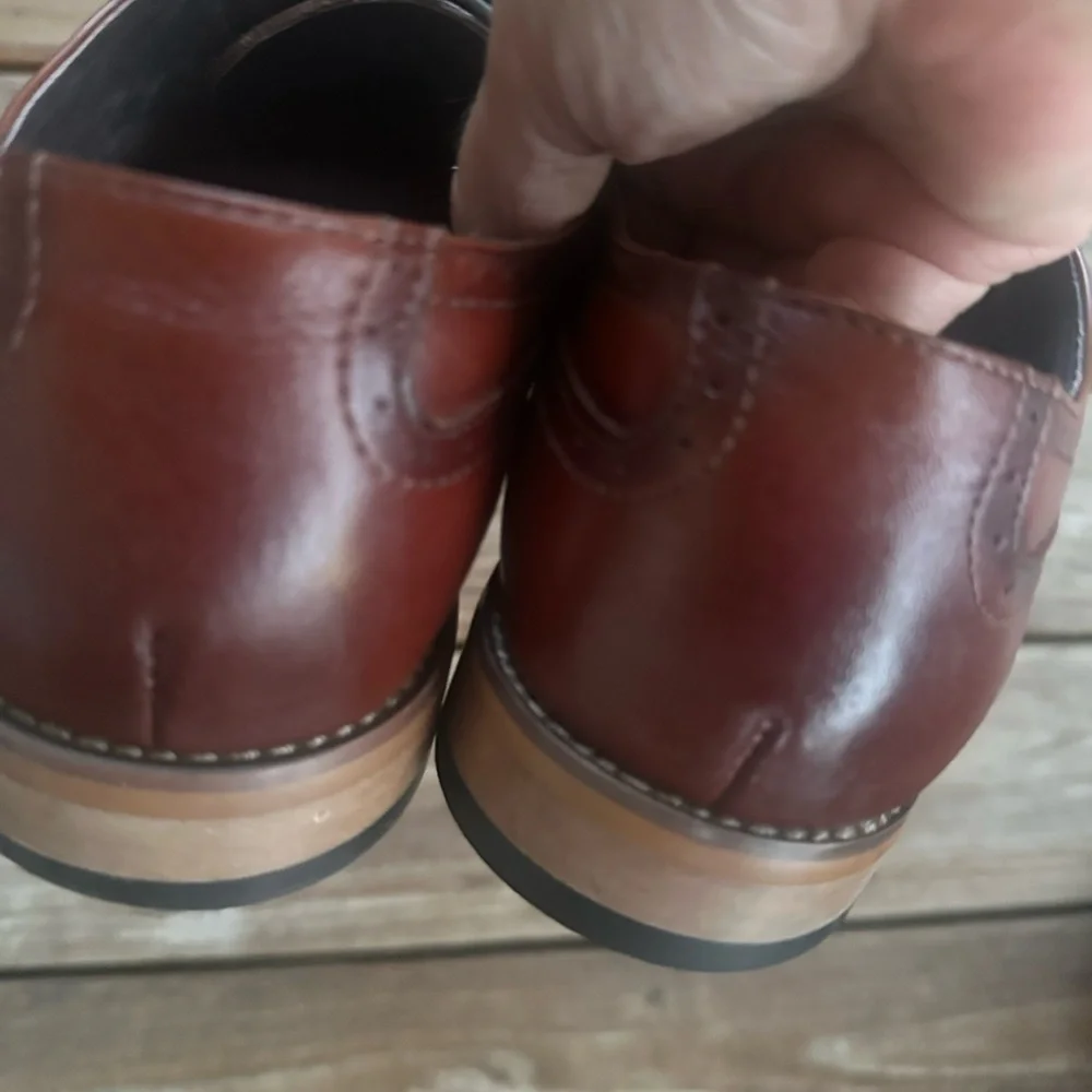 Stacy Adams Brown Leather Oxfords